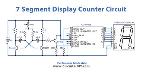 cd4033 counter circuit|IR Counter circuit using CD4033 and 7.